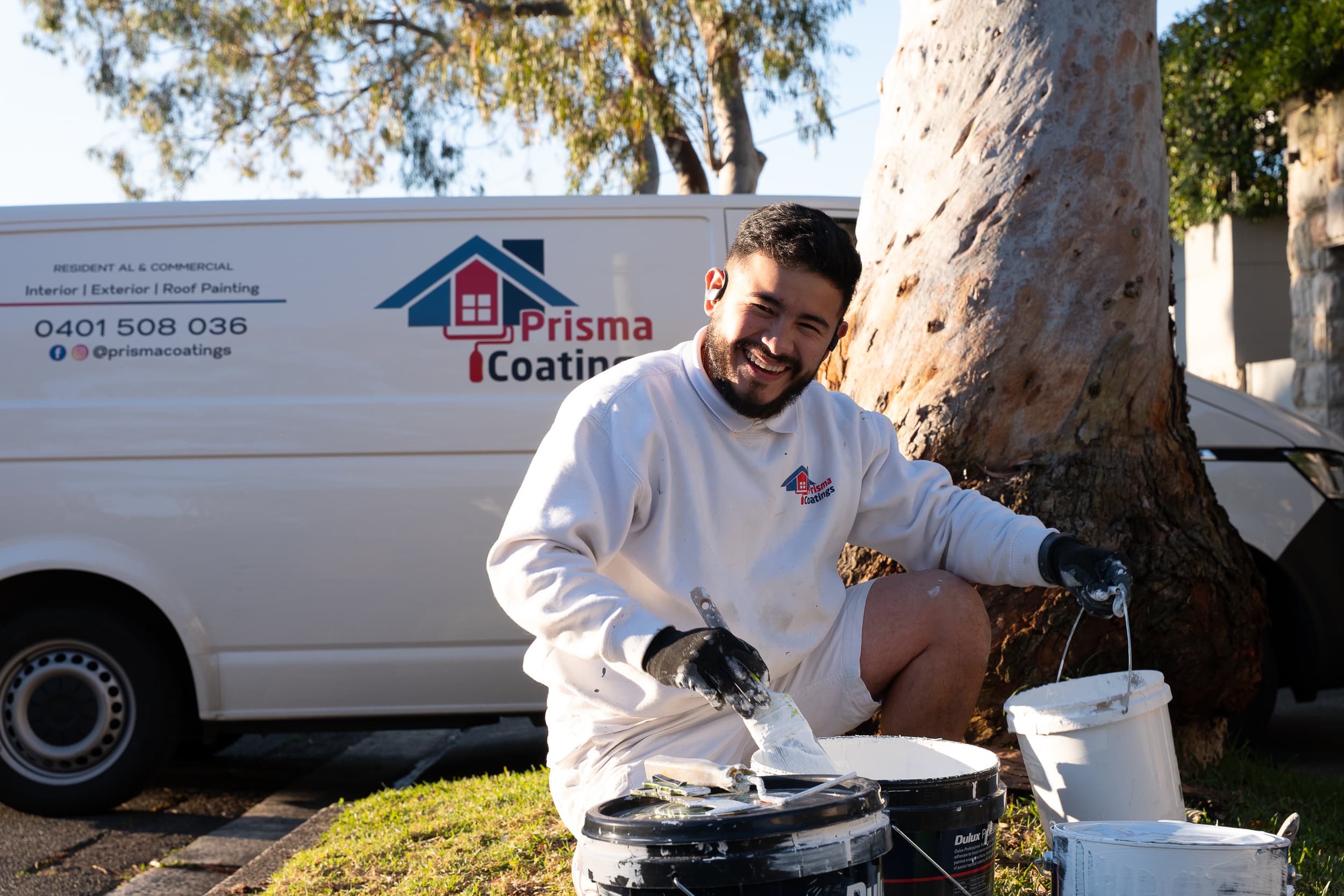 High-quality paint finish demonstration showing Prisma Coatings superior craftsmanship