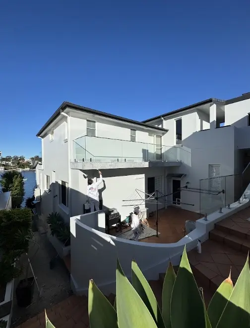 Residential painters completing a full home repaint in Caringbah