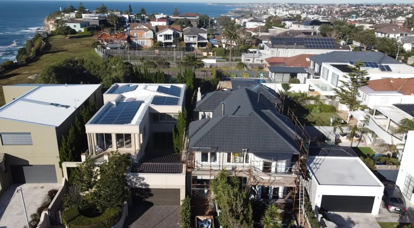 Sydney painters completing an exterior house painting project